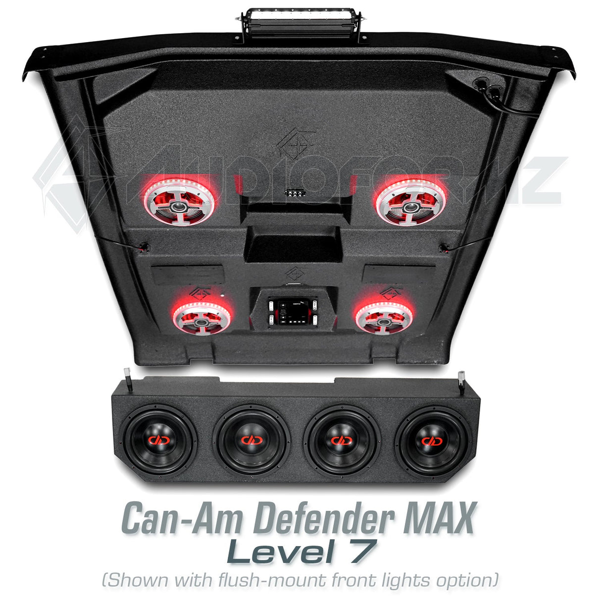 2026+ Can-Am Defender MAX HD11 Stereo Tops (4-Door)