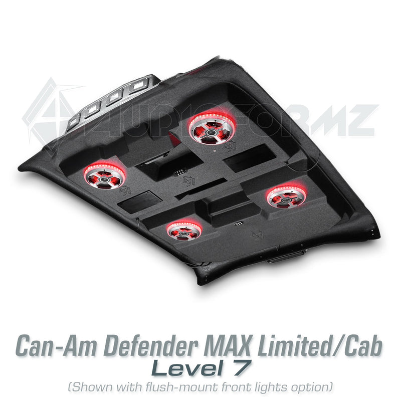 2026+ Can-Am Defender MAX HD11 Limited/Cab Stereo Tops (4-Door)