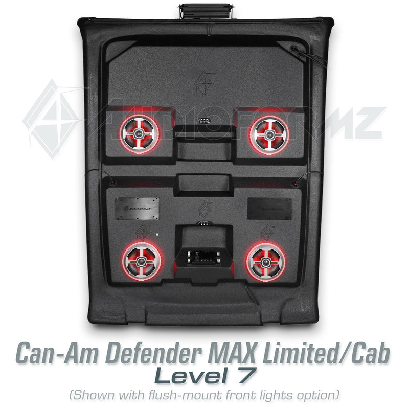 2016-2025 Can-Am Defender MAX HD7-HD10 Limited/Cab Stereo Tops (4-Door)
