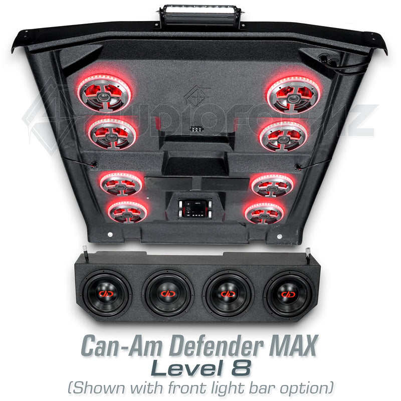 2026+ Can-Am Defender MAX HD11 Stereo Tops (4-Door)