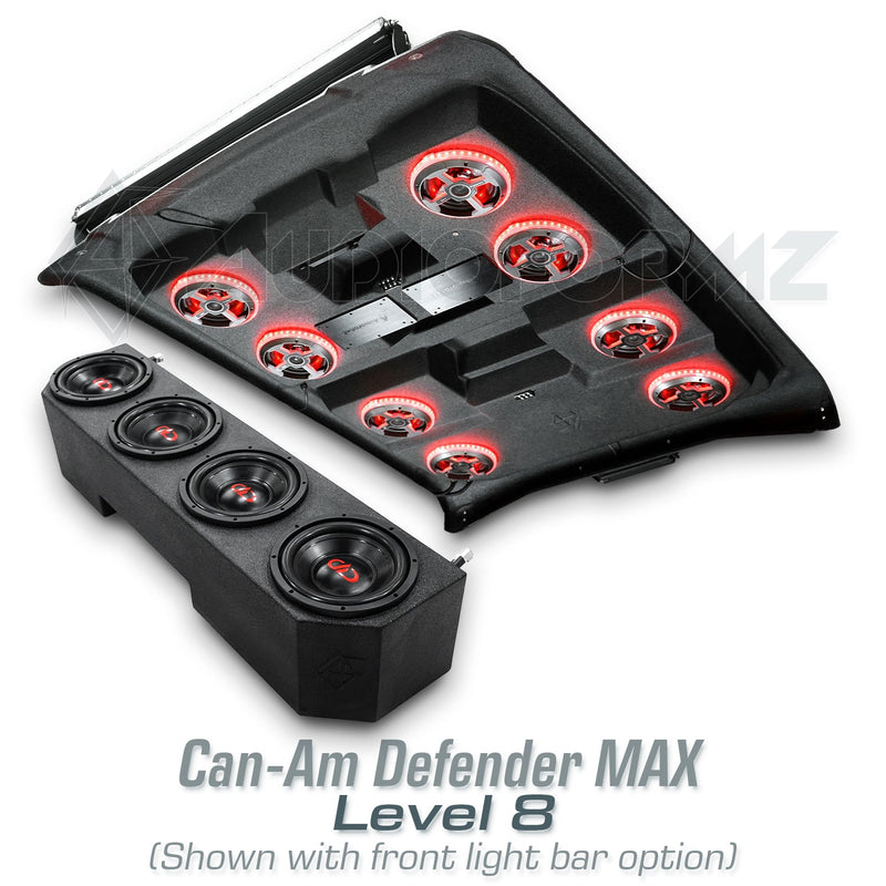 2016+ Can-Am Defender MAX HD7-HD10 Stereo Tops (4-Door)