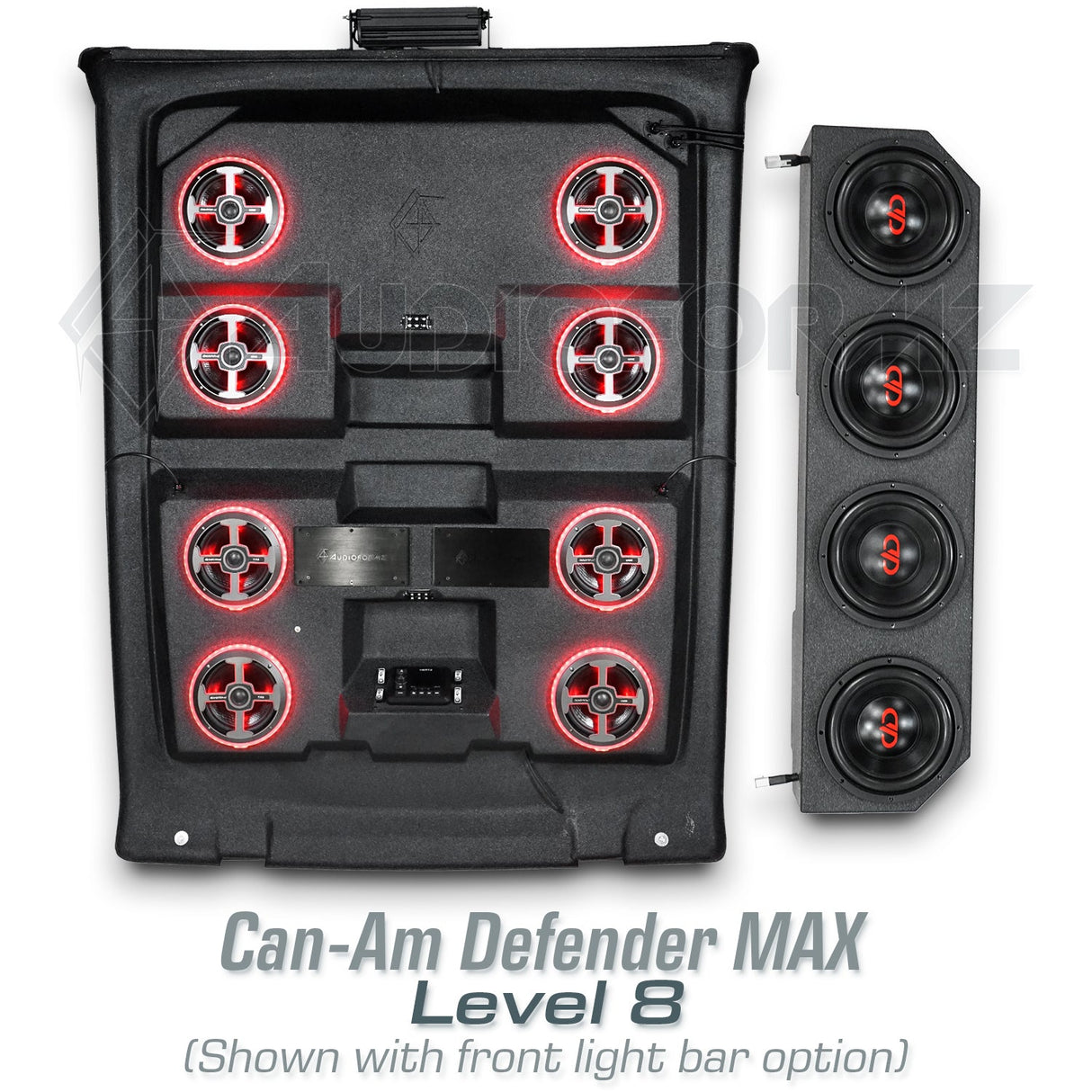2016+ Can-Am Defender MAX HD7-HD10 Stereo Tops (4-Door)