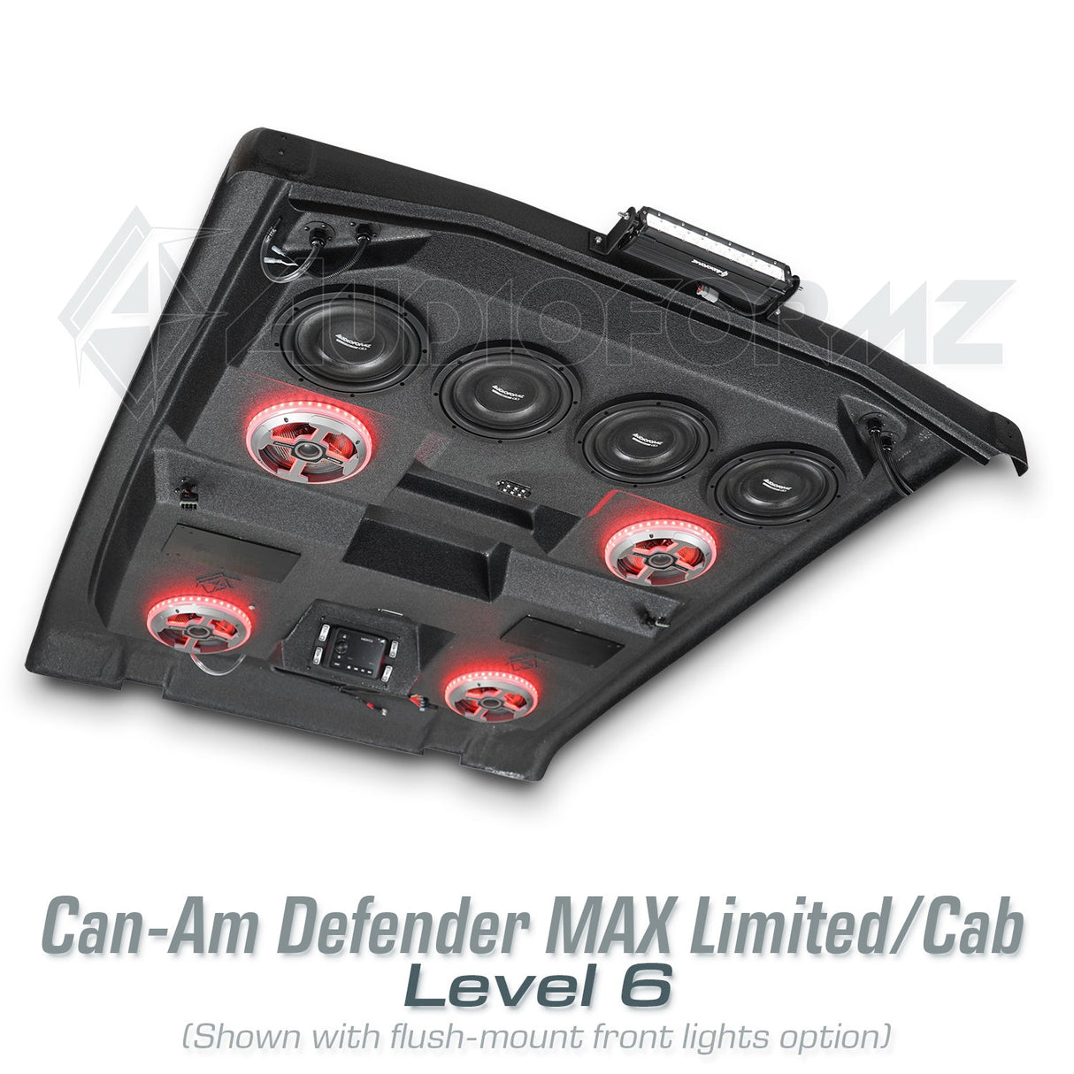 2016-2025 Can-Am Defender MAX HD7-HD10 Limited/Cab Stereo Tops (4-Door)