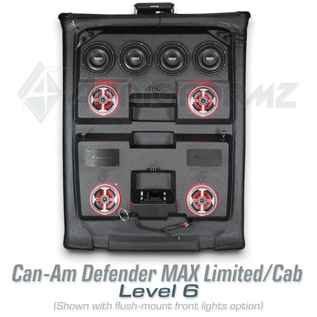 2016-2025 Can-Am Defender MAX HD7-HD10 Limited/Cab Stereo Tops (4-Door)