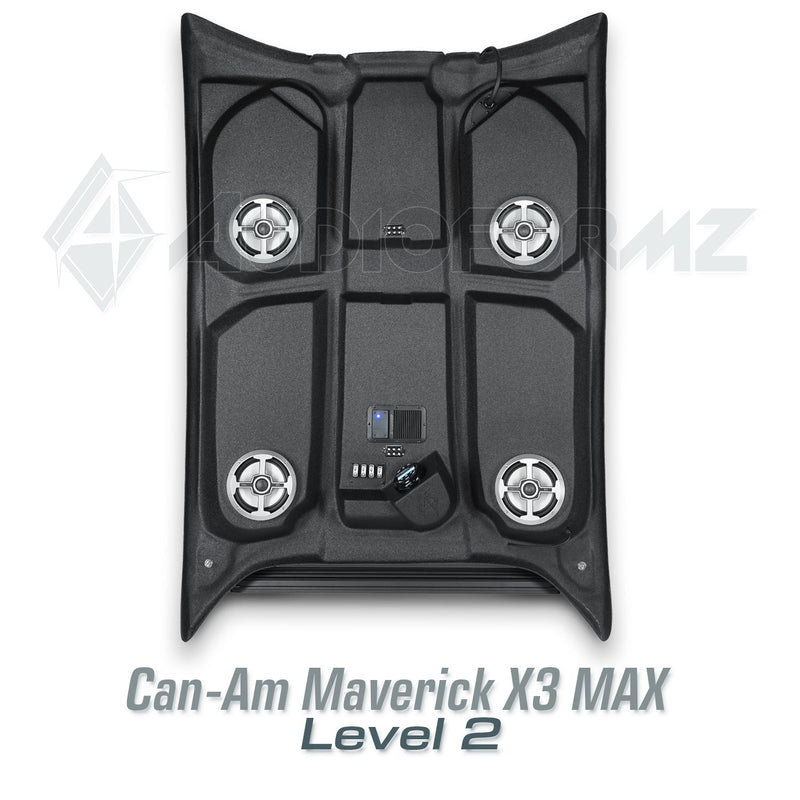 2017+ Can-Am Maverick X3 MAX Stereo Tops (4-Seat)