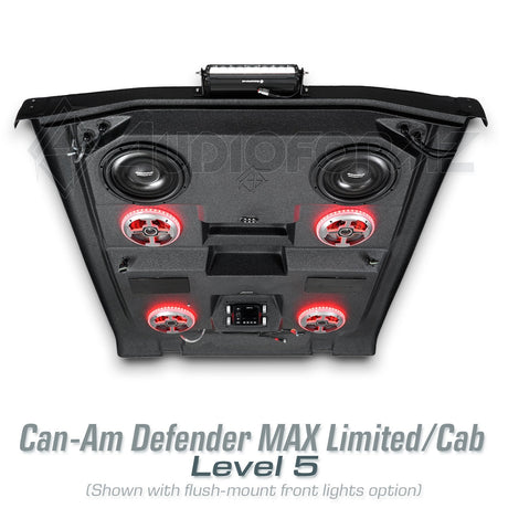 2026+ Can-Am Defender MAX HD11 Limited/Cab Stereo Tops (4-Door) Can-Am