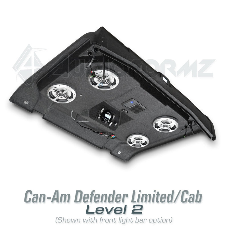 2026+ Can-Am Defender HD11 Limited/Cab Stereo Tops (2-Door)