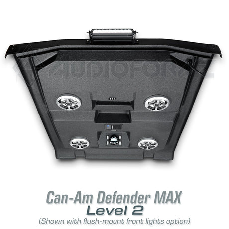 2026+ Can-Am Defender MAX HD11 Stereo Tops (4-Door)
