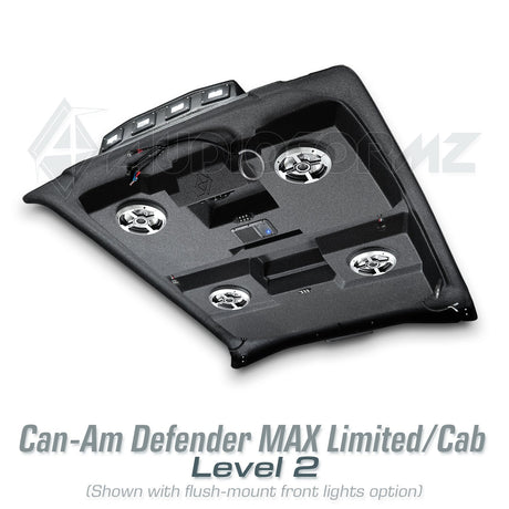 2016-2025 Can-Am Defender MAX HD7-HD10 Limited/Cab Stereo Tops (4-Door)