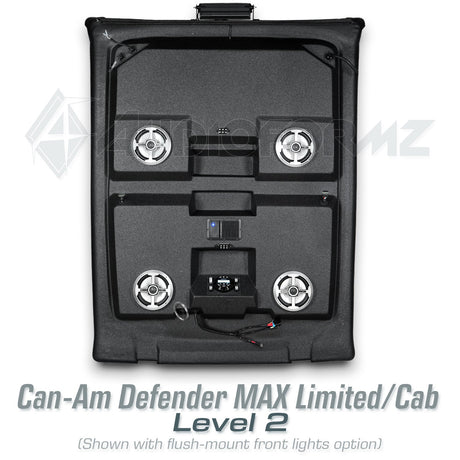 2026+ Can-Am Defender MAX HD11 Limited/Cab Stereo Tops (4-Door)