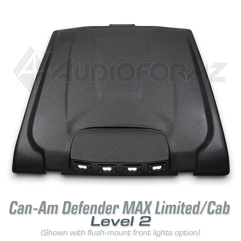 2026+ Can-Am Defender MAX HD11 Limited/Cab Stereo Tops (4-Door)