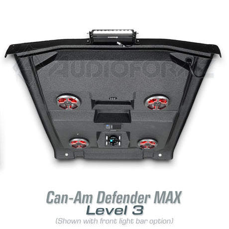 2026+ Can-Am Defender MAX HD11 Stereo Tops (4-Door)