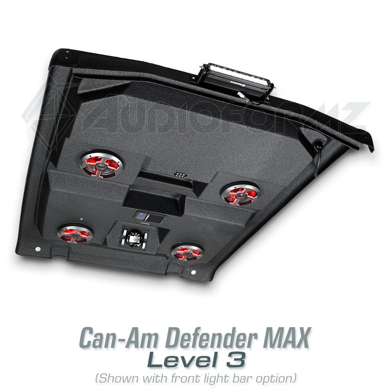 2016+ Can-Am Defender MAX HD7-HD10 Stereo Tops (4-Door)