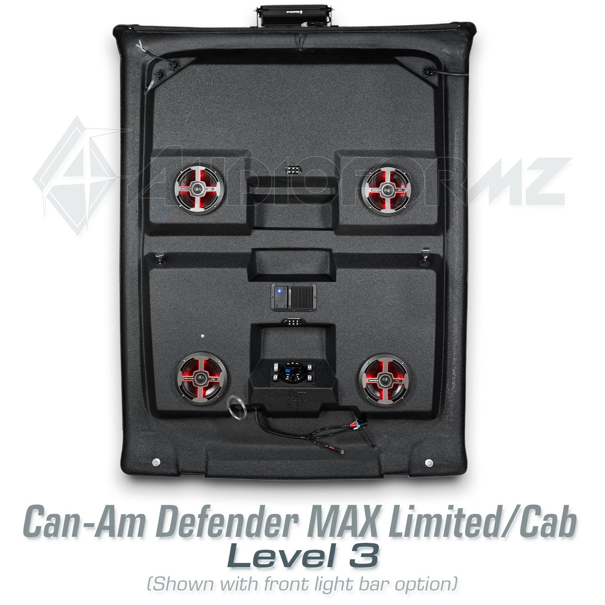 2016-2025 Can-Am Defender MAX HD7-HD10 Limited/Cab Stereo Tops (4-Door)