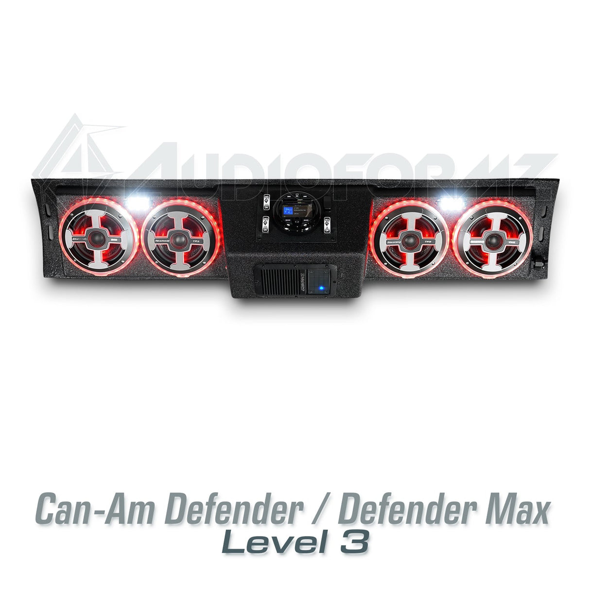 2016+ Can-Am Defender & Defender MAX Stereo Soundbar (HD7-HD10)