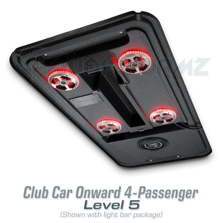 Club Car Onward 4-Passenger Golf Cart Stereo Tops (4-Seat) Club Car