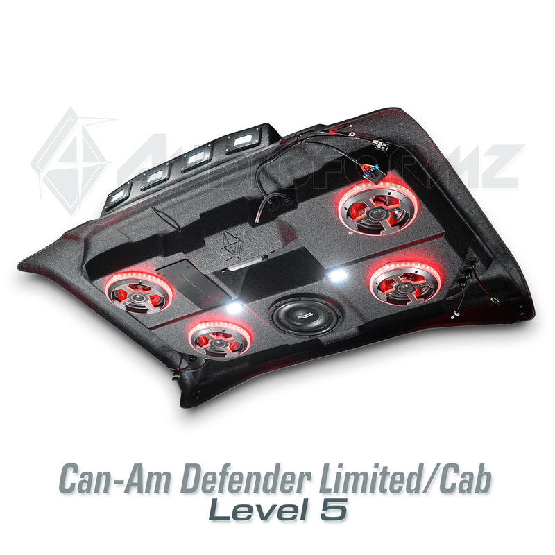 2026+ Can-Am Defender HD11 Limited/Cab Stereo Tops (2-Door)