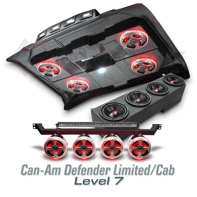 2016-2025 Can-Am Defender HD7-HD10 Limited/Cab Stereo Tops (2-Door)