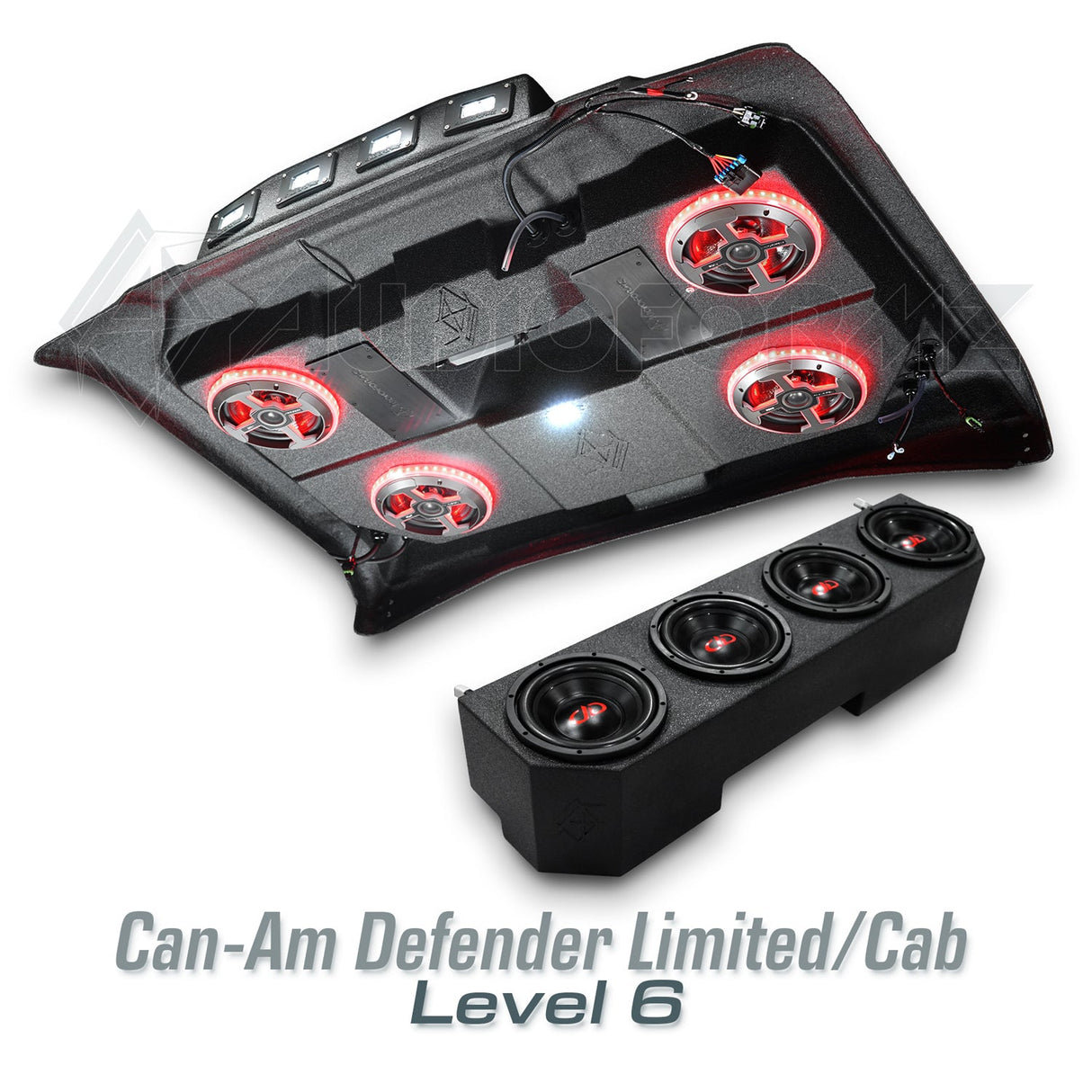 2026+ Can-Am Defender HD11 Limited/Cab Stereo Tops (2-Door)