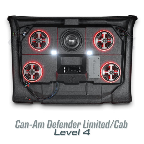 2026+ Can-Am Defender HD11 Limited/Cab Stereo Tops (2-Door)