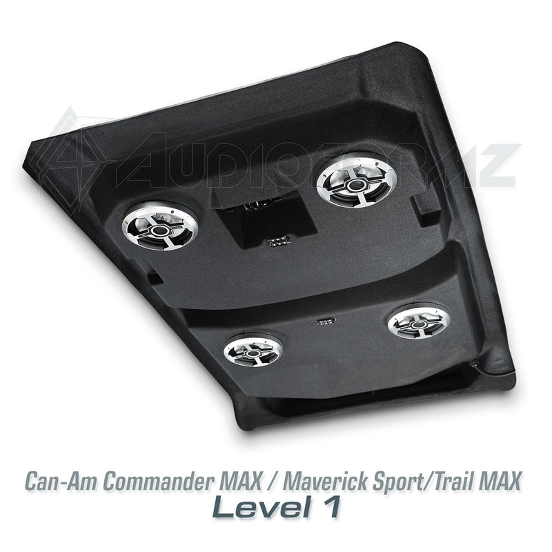 2021+ Can-Am Commander MAX / 2019+ Maverick Sport MAX Stereo Tops (4-Seat)