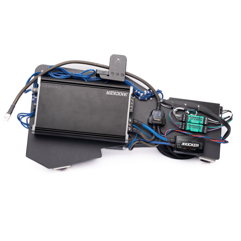 Kicker Plug & Play Dual CX Amp Kit Bundle Upgrade 2 & 4-Door (NON-B&O System) | '21 - Current Ford Bronco