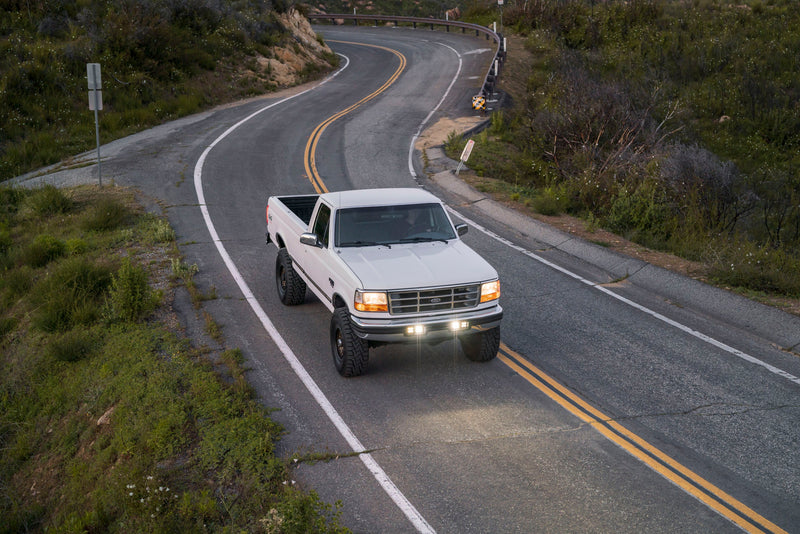 (1992-1997) F-Series & Bronco - OBS Bumper Fog Light Brackets