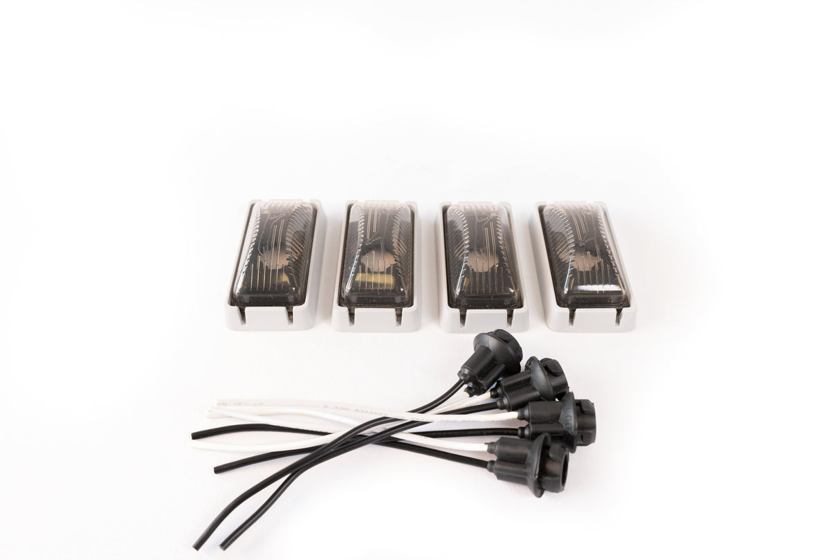 Complete Performance Smoked OBS Dually Fender Light Kit - 1980-1997 Ford F-Series Complete Performance