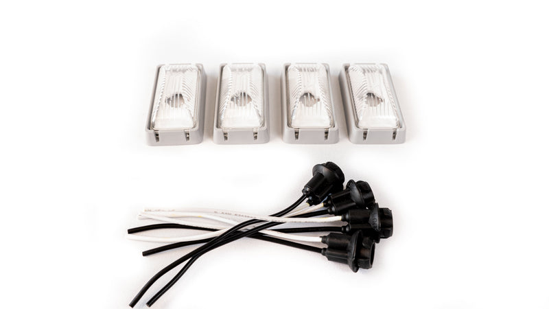 Complete Performance Clear OBS Dually Fender Light Kit - 1980-1997 Ford F-Series