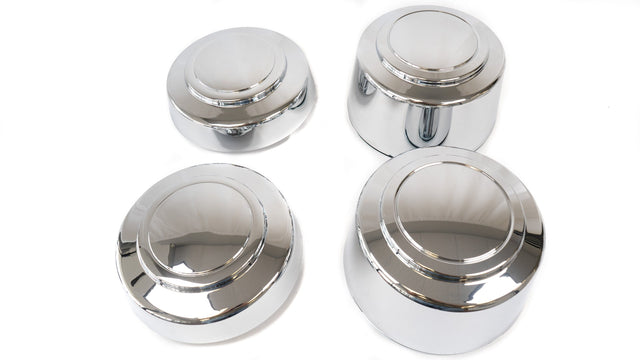 Complete Performance Front Wheel Center Hub Cap Set - (Front Closed) 2WD - 1992-1997 Ford F-Series Complete Performance