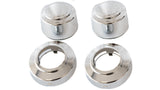 Complete Performance Front Wheel Center Hub Cap Set - (Open - 4x4) - 1992-1997 Ford F-Series Complete Performance