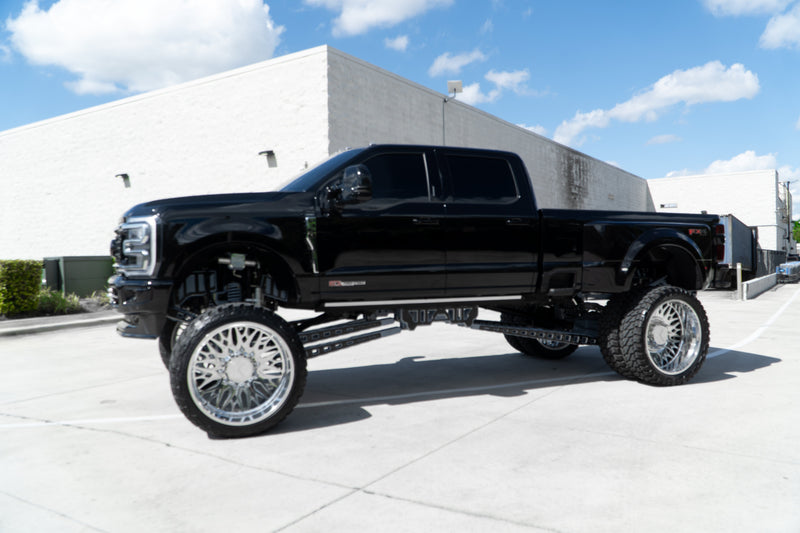Ford Super Duty 10"-18" High Steer Long Arm 4 Link Lift Kit Papis