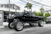 Ford Super Duty 10"-18" High Steer Long Arm 4 Link Lift Kit Papis