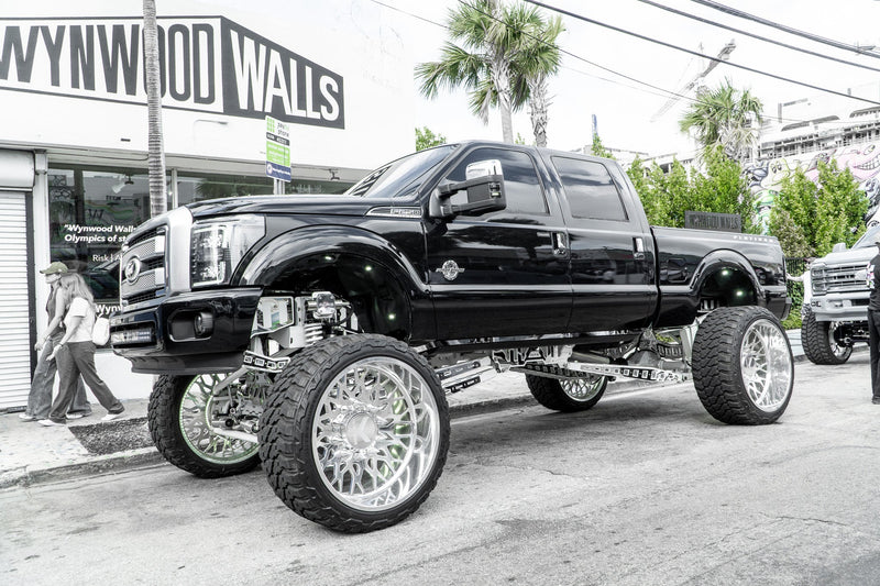 Ford Super Duty 10"-18" High Steer Long Arm 4 Link Lift Kit Papis