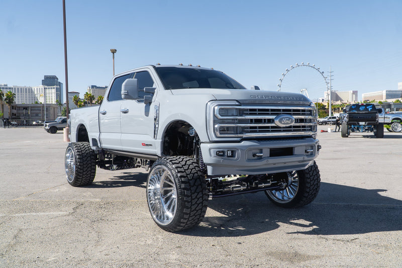Ford Super Duty 10"-18" High Steer Long Arm 4 Link Lift Kit Papis
