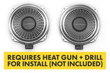 Bavsound Ghost Underseat Subwoofers for BMW, V3, 4 Ohm, Pair [REQUIRES HEAT GUN & DRILL] Bavsound LLC