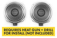 Bavsound Ghost Underseat Subwoofers for BMW, V3, 2 Ohm, Pair [REQUIRES HEAT GUN & DRILL] Bavsound LLC