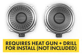 Bavsound Ghost Underseat Subwoofers for BMW, V3, 2 Ohm, Pair [REQUIRES HEAT GUN & DRILL] Bavsound LLC