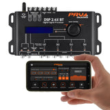 PRV Audio DSP 2.4X BT 4-Channel Bluetooth Digital Signal Processor