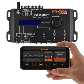 PRV Audio DSP 2.4X BT 4-Channel Bluetooth Digital Signal Processor