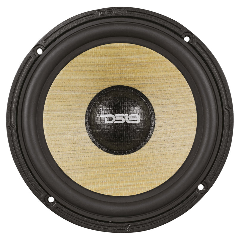 DXQ 6.5" 2-Way Component Speaker Set with Yellow Straw + Composite Foam Cone | 150W RMS 4-Ohm