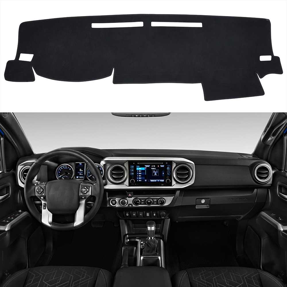Dash Cover Mat for 2016-2021 Toyota Tacoma (Suede)