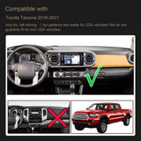 Dash Cover Mat for 2016-2021 Toyota Tacoma (Suede) Flashark