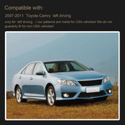 Dash Cover Mat for 2007-2011 Toyota Camry (Suede) Flashark