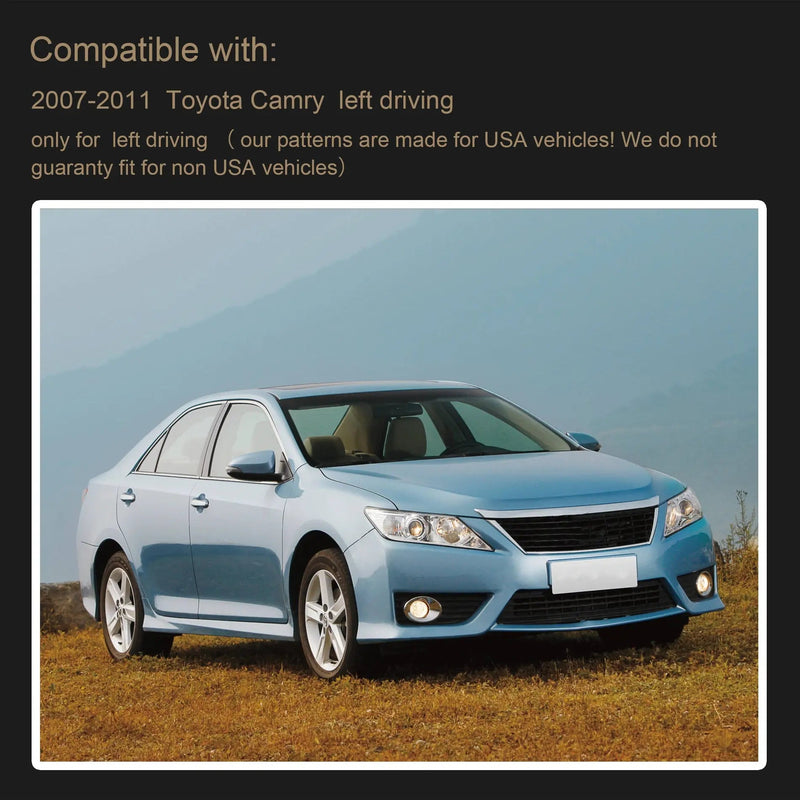 Dash Cover Mat for 2007-2011 Toyota Camry (Suede) Flashark