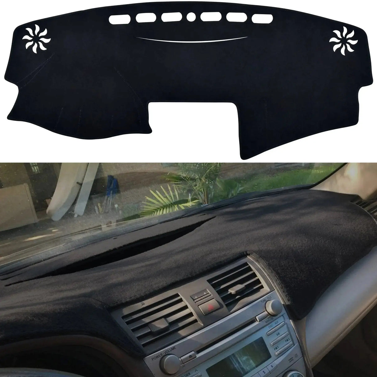 Dash Cover Mat for 2007-2011 Toyota Camry (Suede)