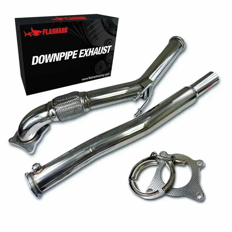 Decat 3” Downpipe for Jetta 2006-2010 2.0T Flashark