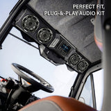 CanAm Defender | 2018-2026 HD10 & 2026 HD11 | 4-Speaker Overhead Sound Bar w/Kenwood Bluetooth and Kicker KM Speakers