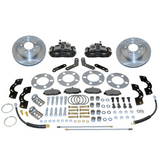 New Direct Fit Rear Drum to Disc Conversion Kit W/Rotors. Black A110-2BK