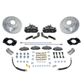 New Direct Fit Rear Drum to Disc Brake Conversion Kit W/Rotors. Black A125-1BK